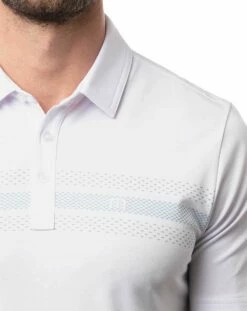 TravisMathew Men's Chromatic Polo For Men White -TravisMathew Sales Store unnamed file 100