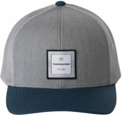 TravisMathew Men's Higher Mountain Oasis Golf Hat For Men Heather Grey
