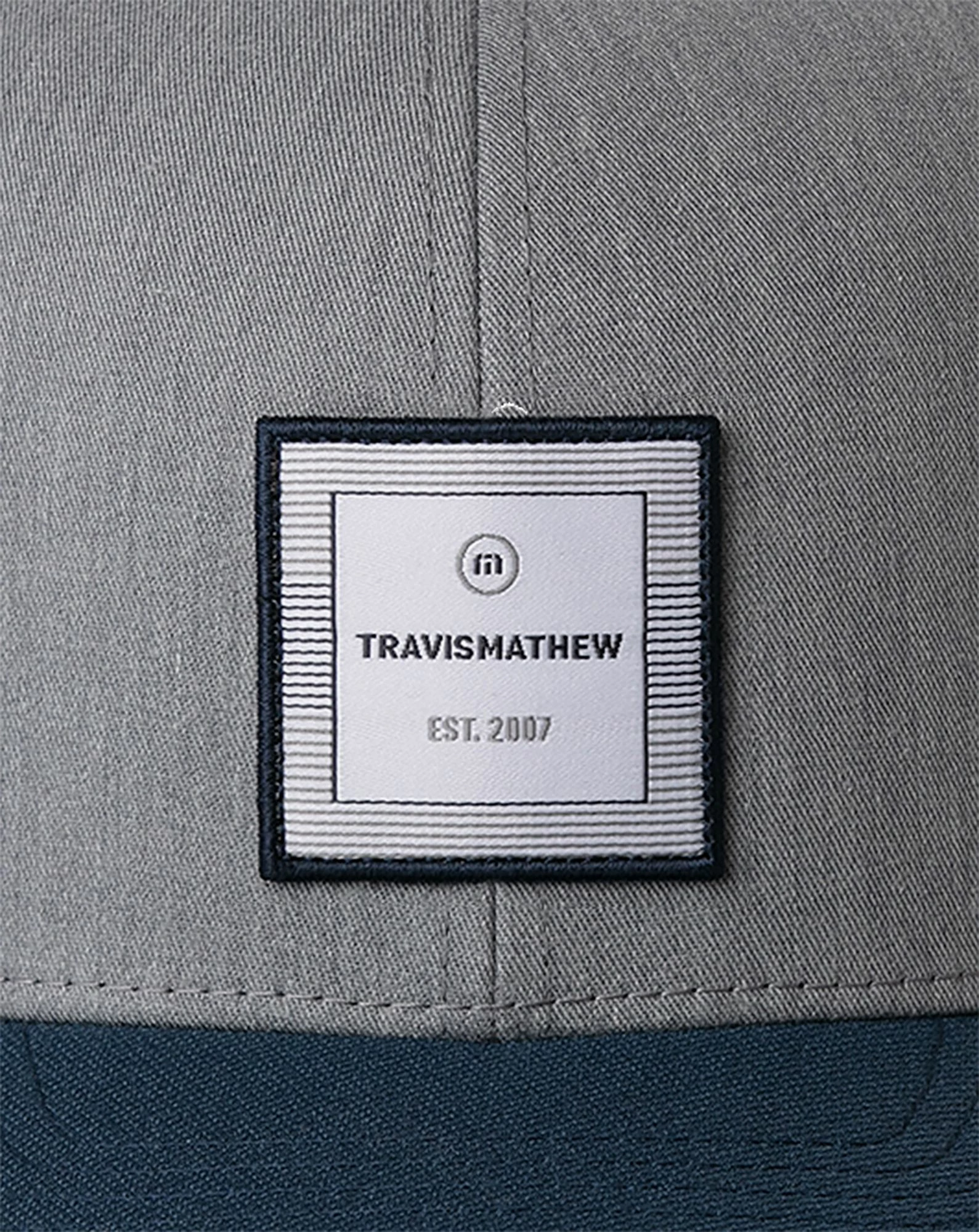 TravisMathew Men's Higher Mountain Oasis Golf Hat For Men Heather Grey 6 TravisMathew Men's Higher Mountain Oasis Golf Hat For Men Heather Grey - Image 4