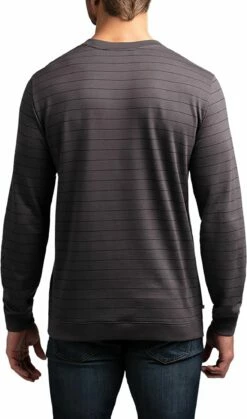 TravisMathew Men's Carlin Long Sleeve Golf Shirt For Men Grey Pinstripe/black 7 TravisMathew Men's Carlin Long Sleeve Golf Shirt For Men Grey Pinstripe/black -TravisMathew Sales Store unnamed file 1010