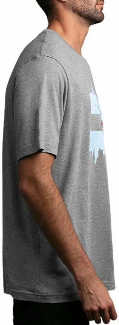 TravisMathew Men's The Casey T-Shirt For Men Heather Grey -TravisMathew Sales Store unnamed file 103