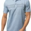 TravisMathew Men's Year After Year Golf Polo For Men Heather Copen Blue -TravisMathew Sales Store unnamed file 1036