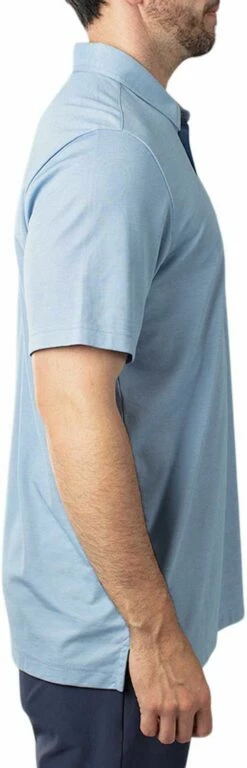 TravisMathew Langley Short Sleeve Polo For Men Quiet Shade/black -TravisMathew Sales Store unnamed file 107