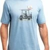TravisMathew Men's Eureka T-Shirt For Men Heather Blue