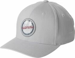 TravisMathew Men's Home Free Flexback Golf Hat For Men Heather Sleet