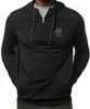 TravisMathew Men's You're Bluffing 1/4 Zip Golf Hoodie For Men Black