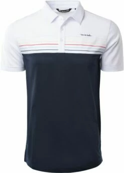 TravisMathew Men's Finally Friday Short Sleeve Golf Polo For Men White