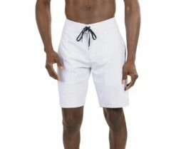 TravisMathew Men's Buff Buddy Shorts For Men Heather Sleet