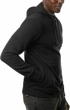 TravisMathew Men's You're Bluffing 1/4 Zip Golf Hoodie For Men Black -TravisMathew Sales Store unnamed file 13