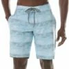 TravisMathew Men's Barnstormed Boardshorts For Men Heather Delphinium -TravisMathew Sales Store unnamed file 137