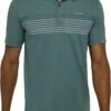 TravisMathew Men's Groggy Golf Polo For Men Silver Pine -TravisMathew Sales Store unnamed file 141