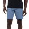 TravisMathew Men's Survivalist Golf Shorts For Men Heather Copen Blue -TravisMathew Sales Store unnamed file 145