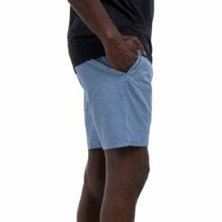 TravisMathew Men's Survivalist Golf Shorts For Men Heather Copen Blue -TravisMathew Sales Store unnamed file 147