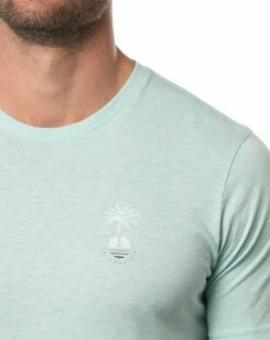 TravisMathew Men's Ontario Golf T-Shirt For Men Heather Petit Four -TravisMathew Sales Store unnamed file 180