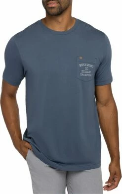 TravisMathew Men's Dresden Golf T-Shirt For Men Insignia Blue/vintag
