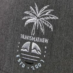 TravisMathew Men's Ozarks Golf Hat For Men Heather Black -TravisMathew Sales Store unnamed file 236