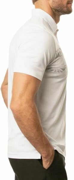 TravisMathew Men's Activate Golf Polo For Men White -TravisMathew Sales Store unnamed file 321