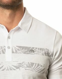 TravisMathew Men's Activate Golf Polo For Men White -TravisMathew Sales Store unnamed file 322