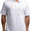 TravisMathew Men's Panther Golf Polo For Men White -TravisMathew Sales Store unnamed file 356