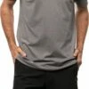 TravisMathew Men's Out For The Night Polo For Men Heather Quiet Shade -TravisMathew Sales Store unnamed file 357