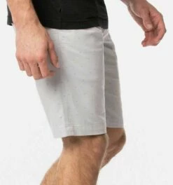 TravisMathew Men's Starboard Golf Shorts For Men Heather Sleet -TravisMathew Sales Store unnamed file 377