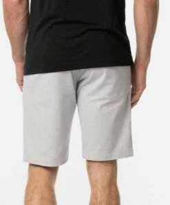 TravisMathew Men's Starboard Golf Shorts For Men Heather Sleet -TravisMathew Sales Store unnamed file 378