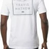 TravisMathew Men's Mountain Money Short Sleeve Golf Shirt For Men White -TravisMathew Sales Store unnamed file 39