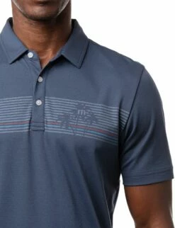 TravisMathew Men's Private Pool Golf Polo For Men Sargasso Sea -TravisMathew Sales Store unnamed file 425