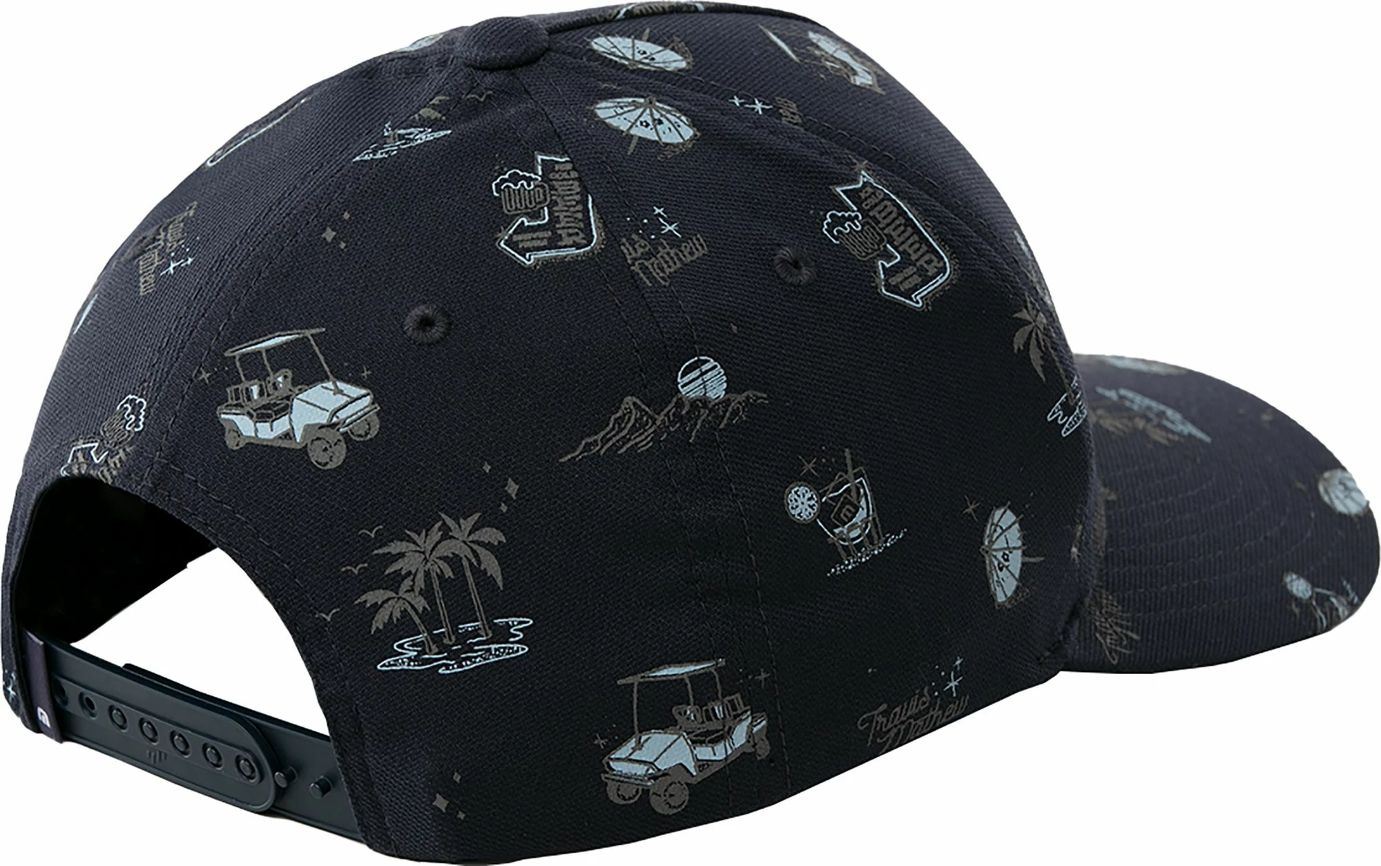 TravisMathew Men's Backyard Olympics Golf Hat For Men Blue Nights 4 TravisMathew Men's Backyard Olympics Golf Hat For Men Blue Nights - Image 2