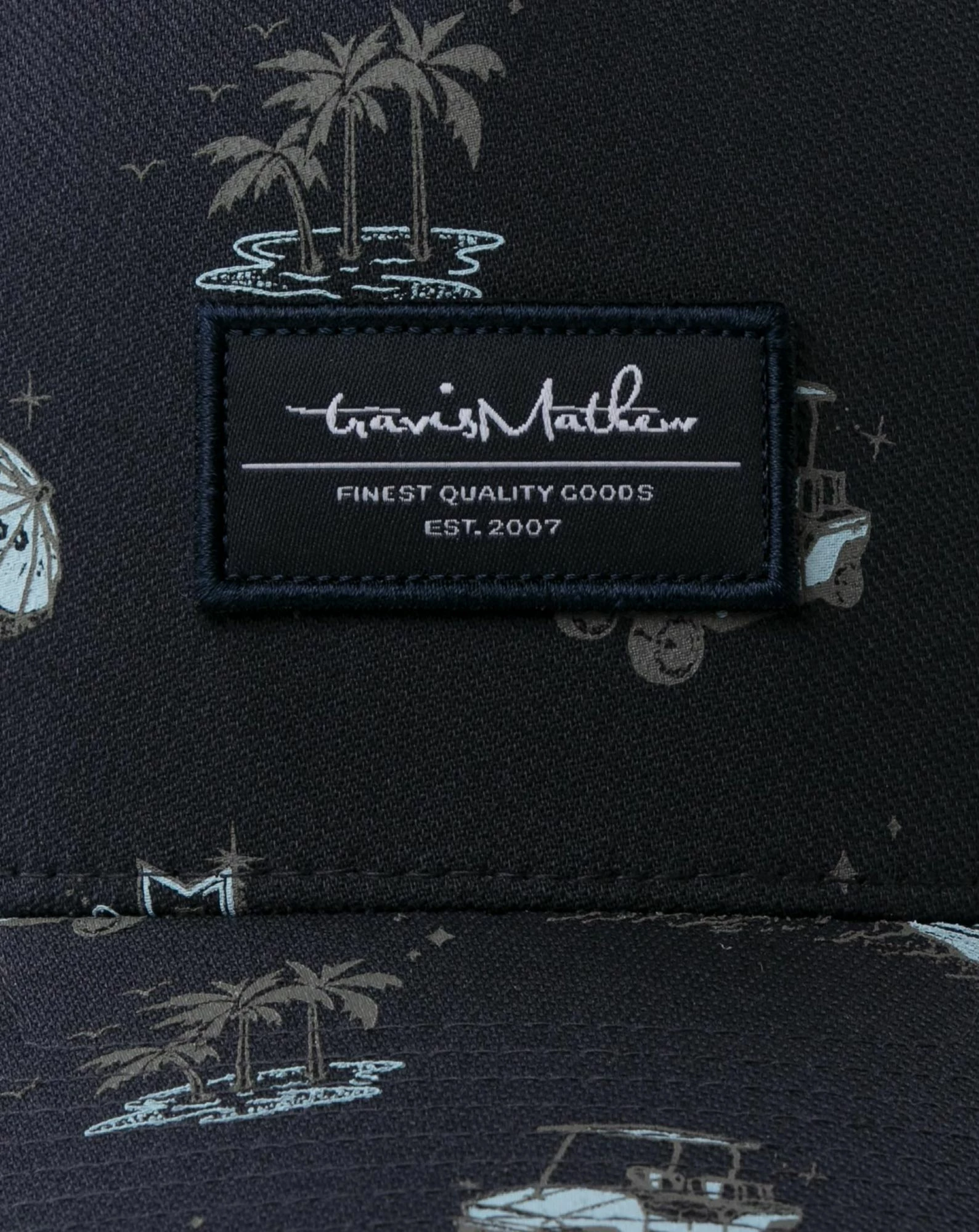 TravisMathew Men's Backyard Olympics Golf Hat For Men Blue Nights 6 TravisMathew Men's Backyard Olympics Golf Hat For Men Blue Nights - Image 4