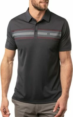 TravisMathew Men's Route 85 Golf Polo For Men Blue Night