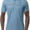 TravisMathew Men's Max Bet Golf Polo For Men Heather Blue Sapphir -TravisMathew Sales Store unnamed file 434