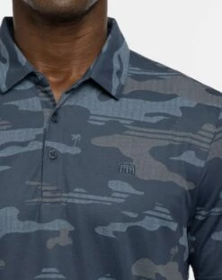 TravisMathew Men's Open Camo Golf Polo For Men Blue Nights -TravisMathew Sales Store unnamed file 441