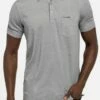 TravisMathew Men's Finger Lakes Golf Polo For Men Heather Medium Grey
