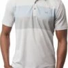 TravisMathew Men's Take Comfort Golf Polo For Men Heather Light Grey -TravisMathew Sales Store unnamed file 458