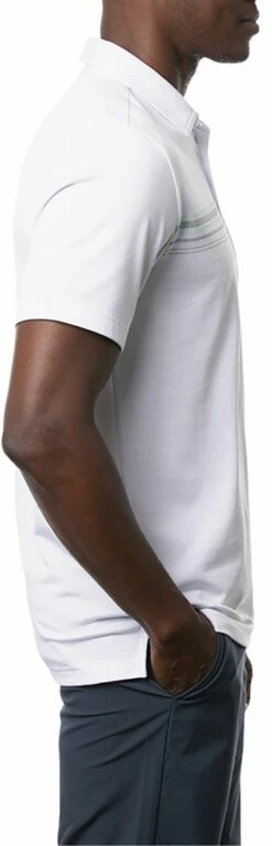 TravisMathew Men's Get Nauti Golf Polo For Men White -TravisMathew Sales Store unnamed file 498