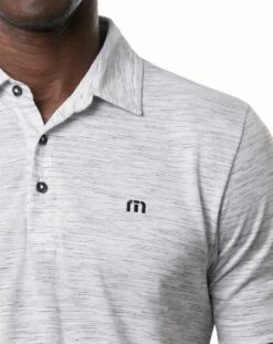 TravisMathew Men's Lake Louise Golf Polo For Men White -TravisMathew Sales Store unnamed file 549