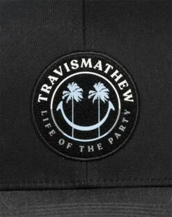 TravisMathew Men's Lake Escape Golf Hat For Men Black -TravisMathew Sales Store unnamed file 561