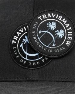 TravisMathew Men's Lake Escape Golf Hat For Men Black -TravisMathew Sales Store unnamed file 562