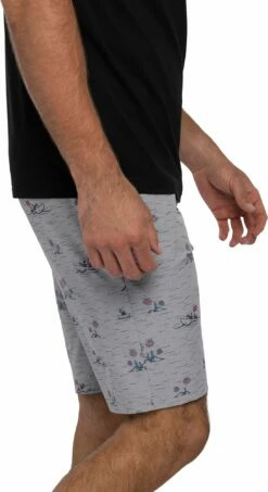 TravisMathew Men's Slush Fun Golf Shorts For Men Heather Sleet -TravisMathew Sales Store unnamed file 566