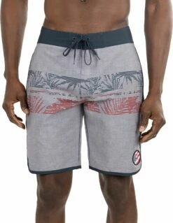 TravisMathew Men's Cutting Corners Boardshorts For Men Heather Quiet Shade