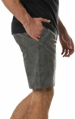 TravisMathew Men's Go Fish Golf Shorts For Men Heather Grey Pinstripe -TravisMathew Sales Store unnamed file 662