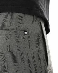 TravisMathew Men's Go Fish Golf Shorts For Men Heather Grey Pinstripe -TravisMathew Sales Store unnamed file 663