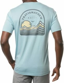 TravisMathew Men's Sunlight Snooze Golf T-Shirt For Men Delphinium - Delphinium, M