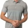 TravisMathew Men's Quiet Nights Golf Polo For Men Heather Medium Grey 1 TravisMathew Men's Quiet Nights Golf Polo For Men Heather Medium Grey -TravisMathew Sales Store unnamed file 71