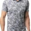 TravisMathew Men's Bamboo Fences Golf Polo For Men Heather Grey -TravisMathew Sales Store unnamed file 727