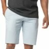 TravisMathew Men's Take Off Golf Shorts For Men Heather Light Blue -TravisMathew Sales Store unnamed file 764