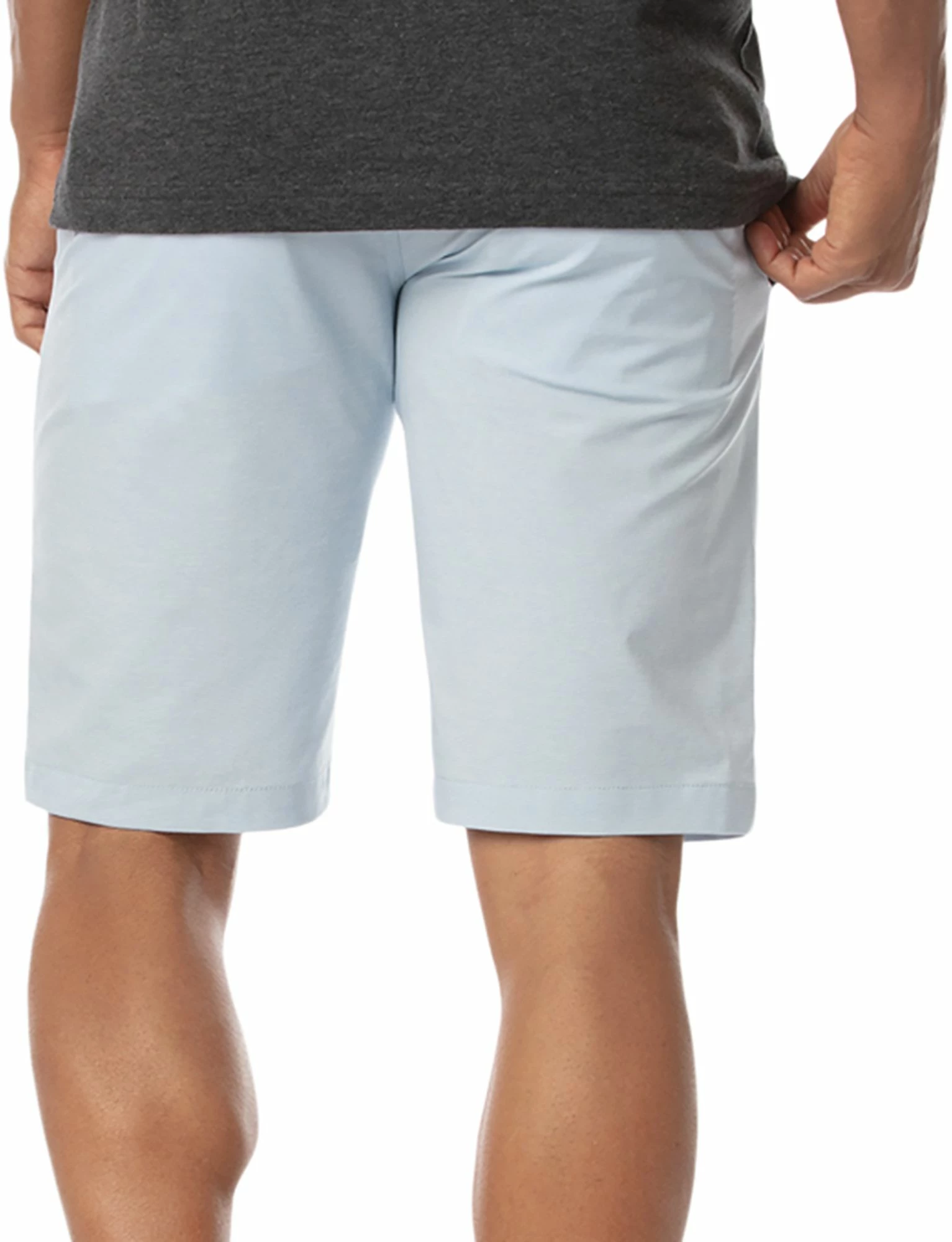 TravisMathew Men's Take Off Golf Shorts For Men Heather Light Blue 4 TravisMathew Men's Take Off Golf Shorts For Men Heather Light Blue - Image 2