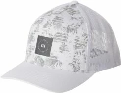 TravisMathew Men's Trail Candy Golf Hat For Men White