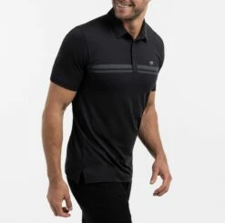 TravisMathew Men's Pride And Joy Golf Polo For Men Black 8 TravisMathew Men's Pride And Joy Golf Polo For Men Black -TravisMathew Sales Store unnamed file 813